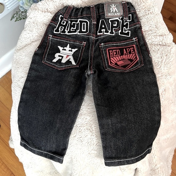 RED APE TODDLER JEANS, 18mo, adjustable waist, STREETSTYLE FOR KIDS! - Picture 1 of 10